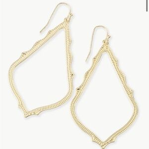 Kendra Scott Elegant Gold Drop Earrings